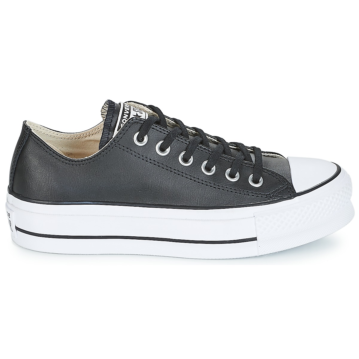 black converse ox leather